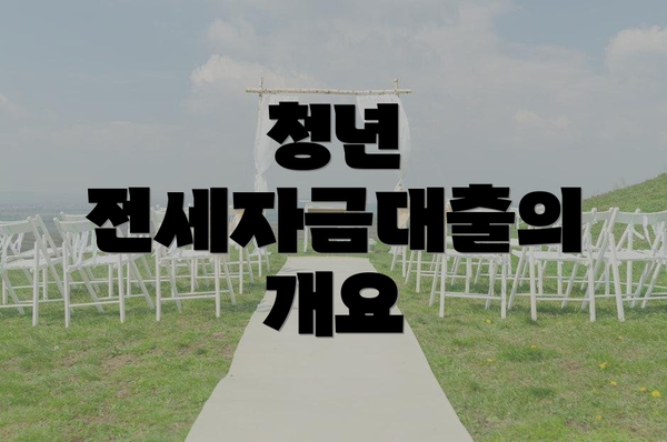청년 전세자금대출의 개요