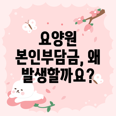 요양원 본인부담금, 왜 발생할까요?