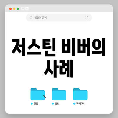 저스틴 비버의 사례
