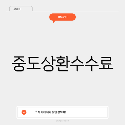 중도상환수수료