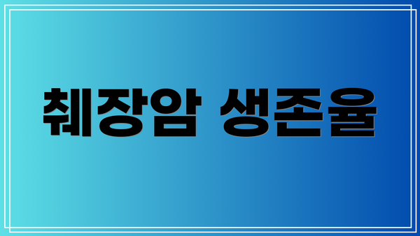 췌장암 생존율