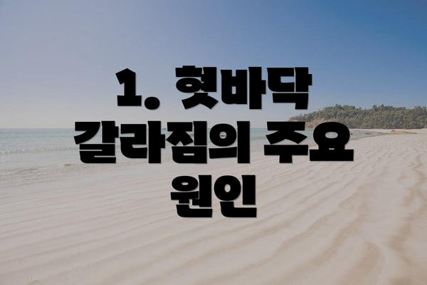 1. 혓바닥 갈라짐의 주요 원인