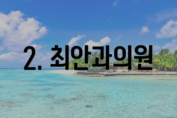 2. 최안과의원