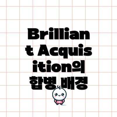 Brilliant Acquisition의 합병 배경