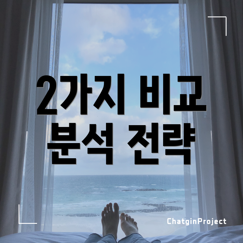 2가지 비교 분석 전략