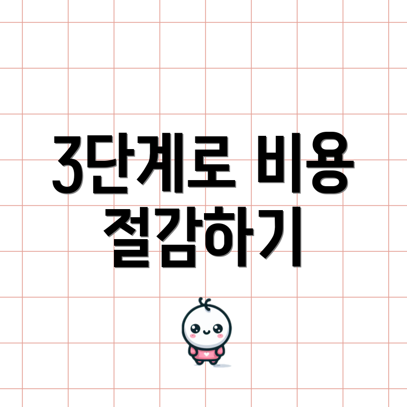 3단계로 비용 절감하기