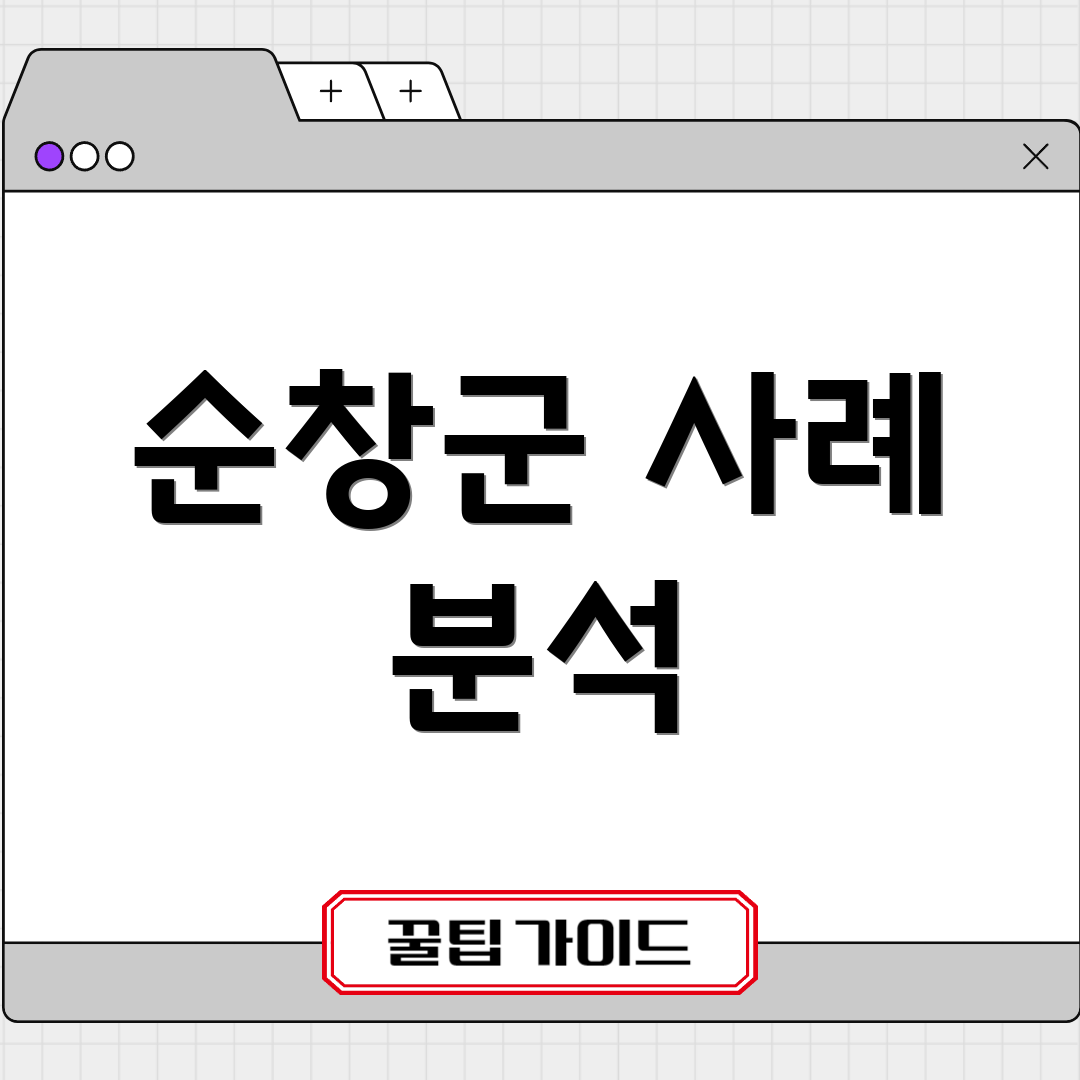 순창군 사례 분석