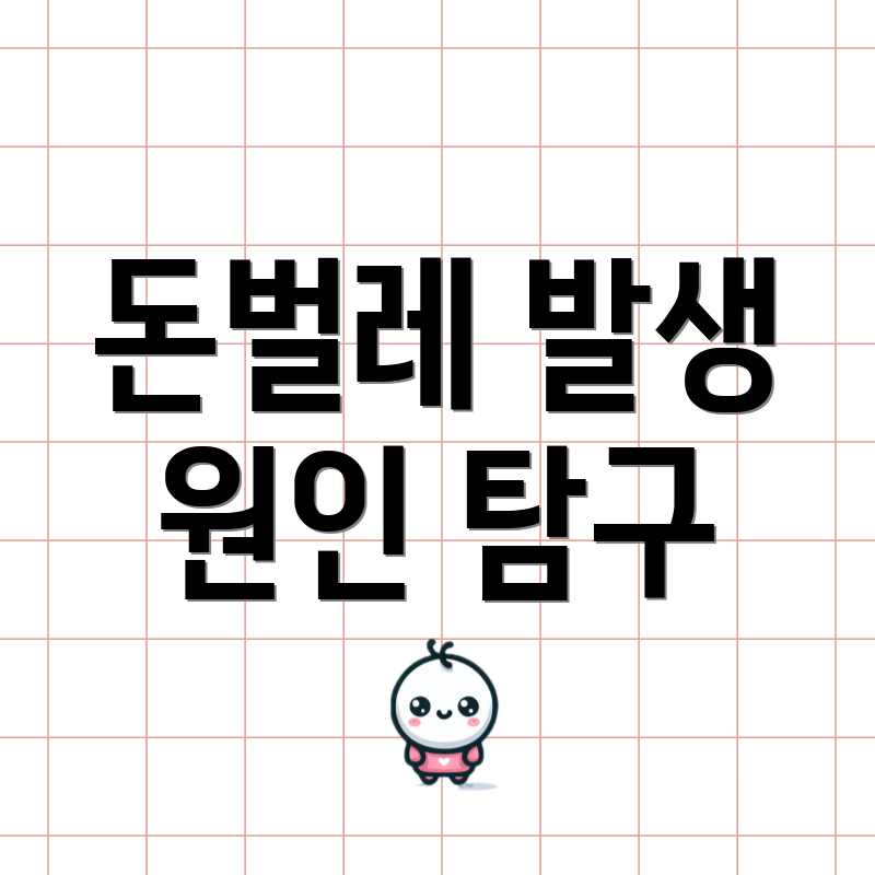 돈벌레 발생 원인 탐구