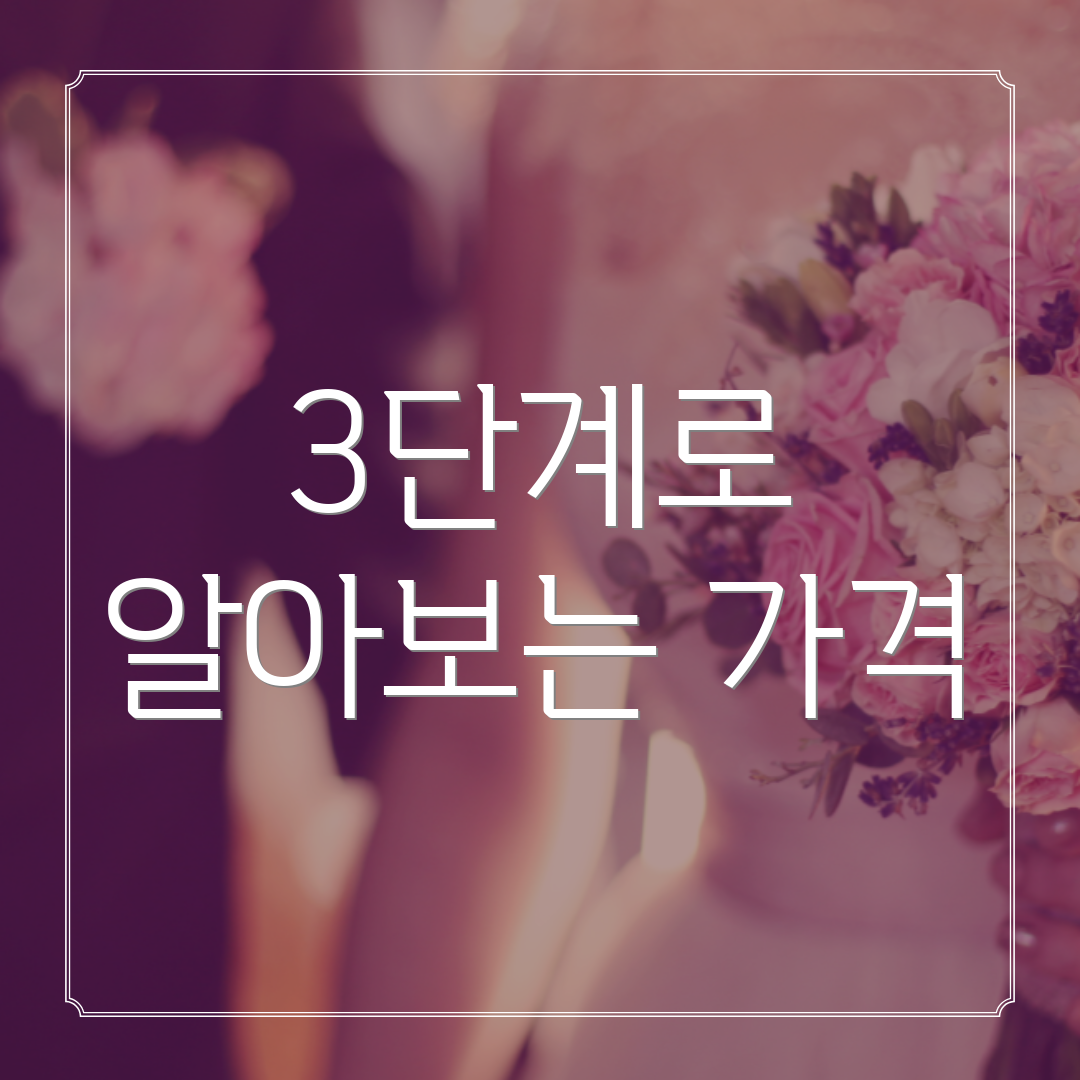 3단계로 알아보는 가격