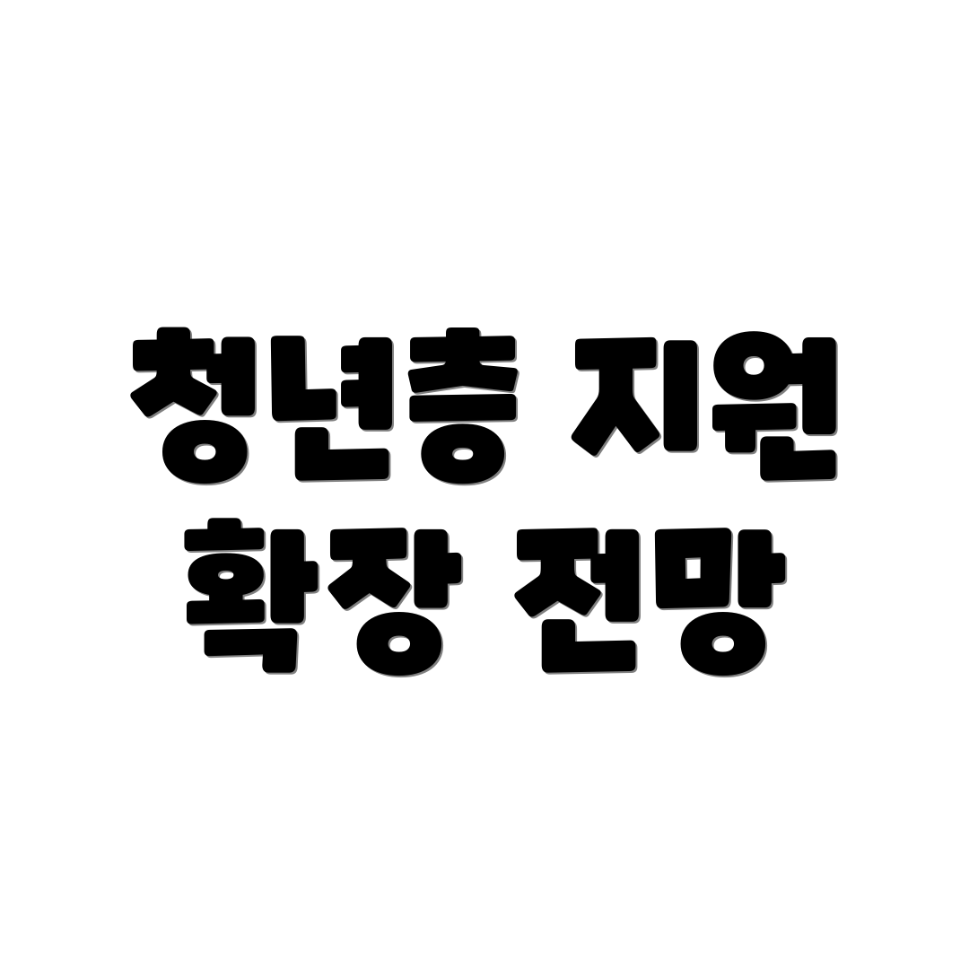 청년층 지원 확장 전망