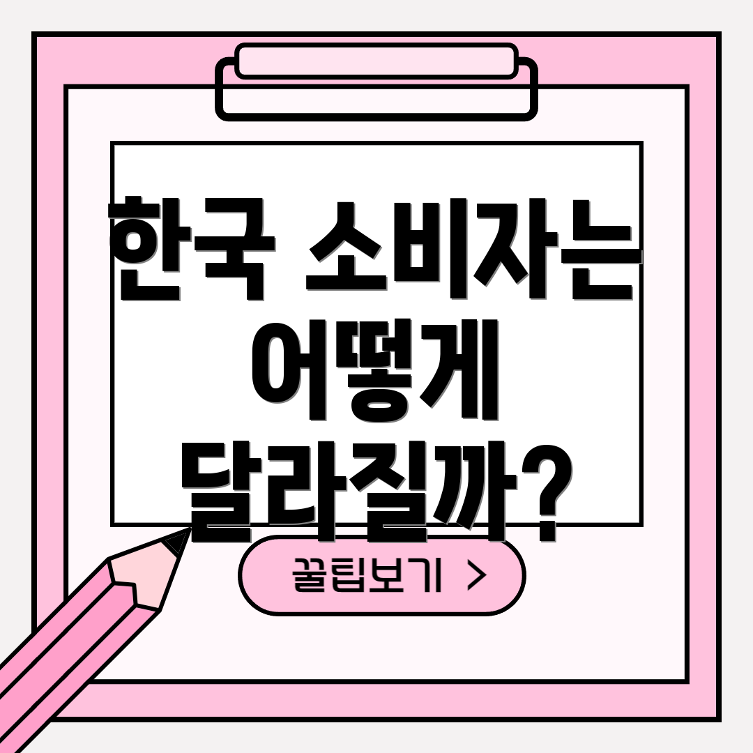한국 소비자는 어떻게 달라질까?