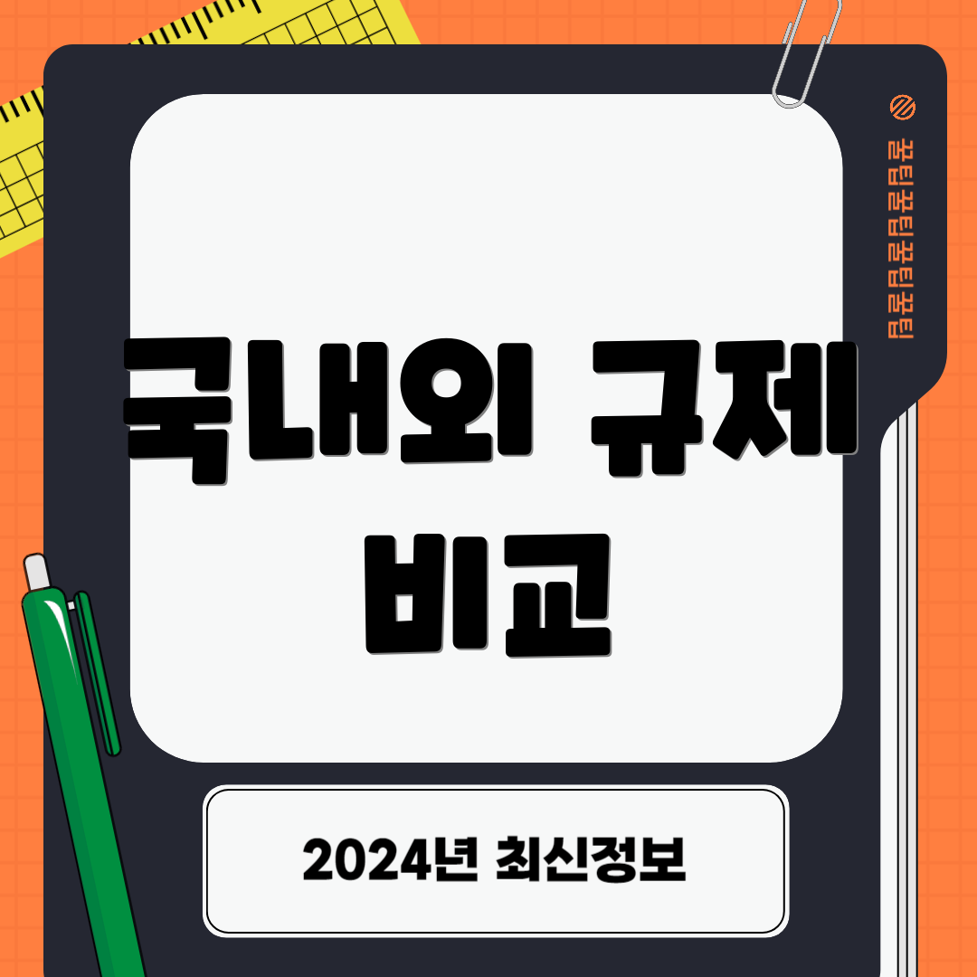 국내외 규제 비교