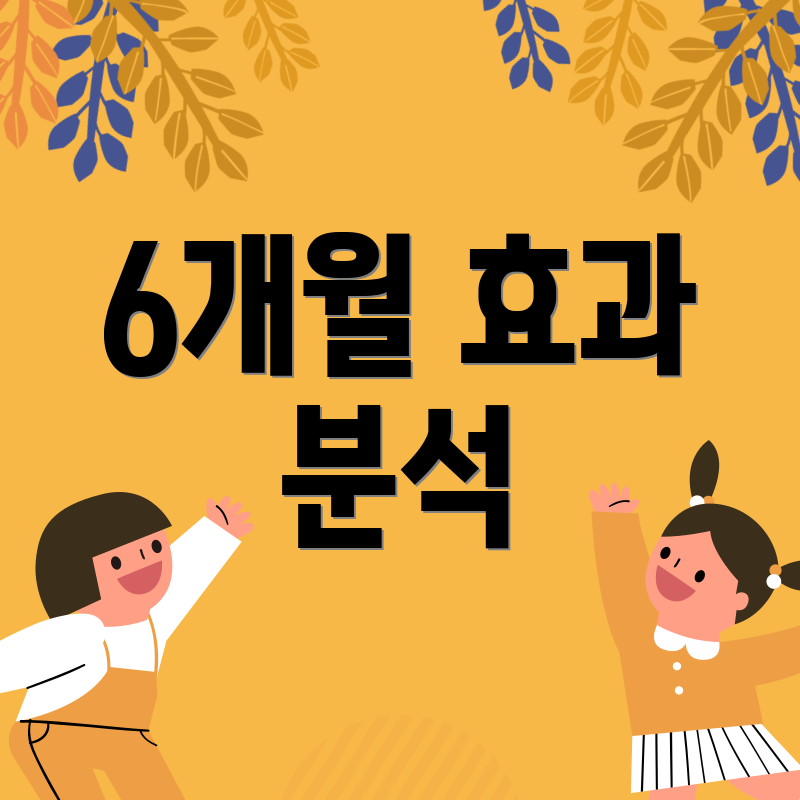6개월 효과 분석