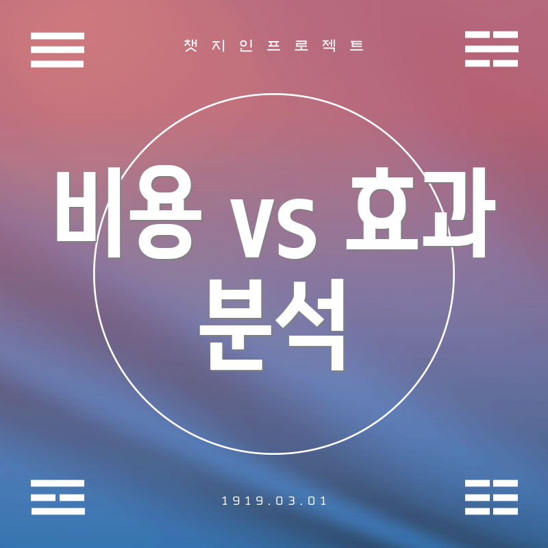 비용 vs 효과 분석