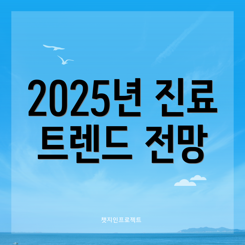 2025년 진료 트렌드 전망