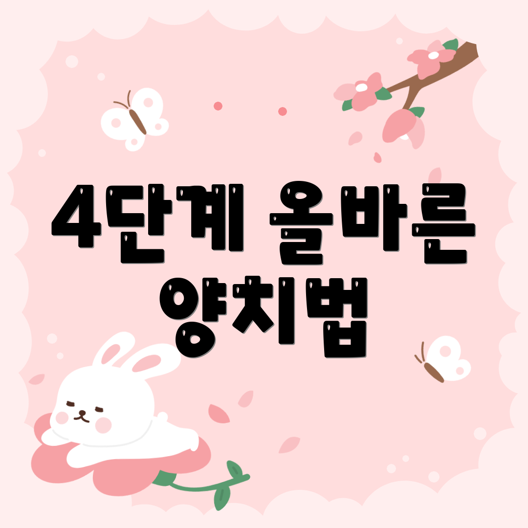 4단계 올바른 양치법