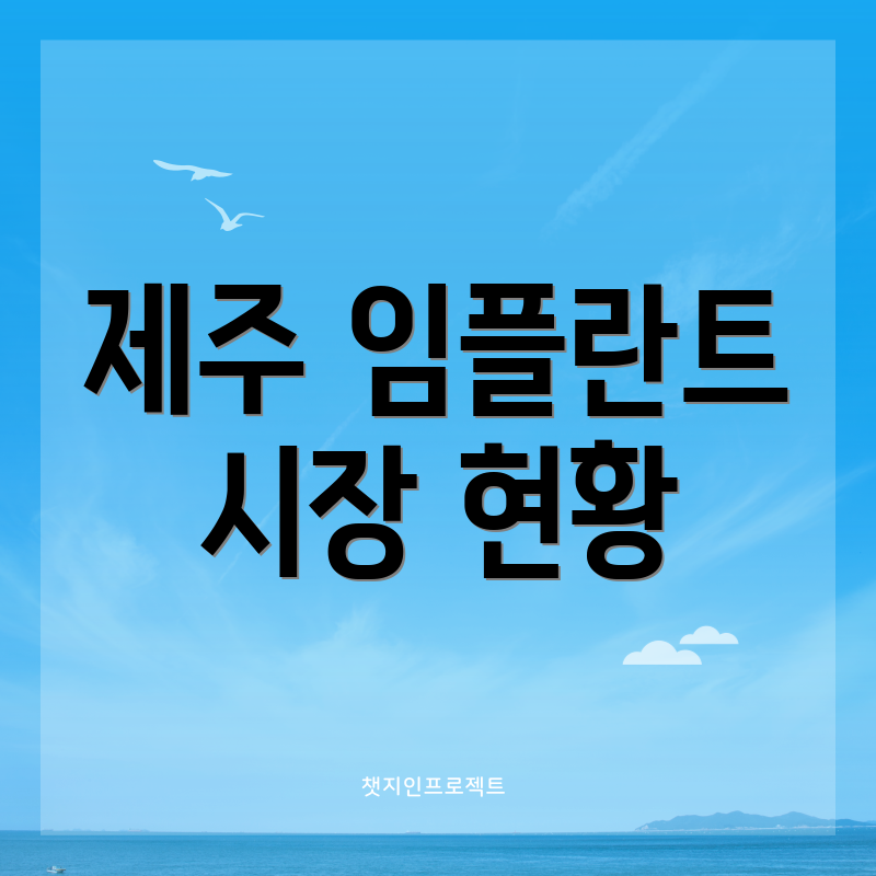 제주 임플란트 시장 현황
