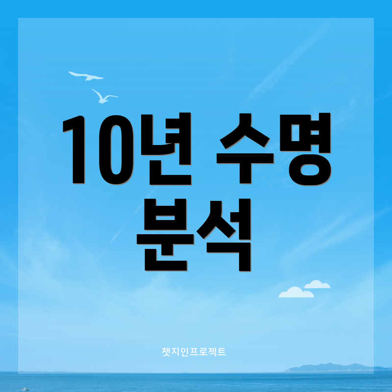 10년 수명 분석