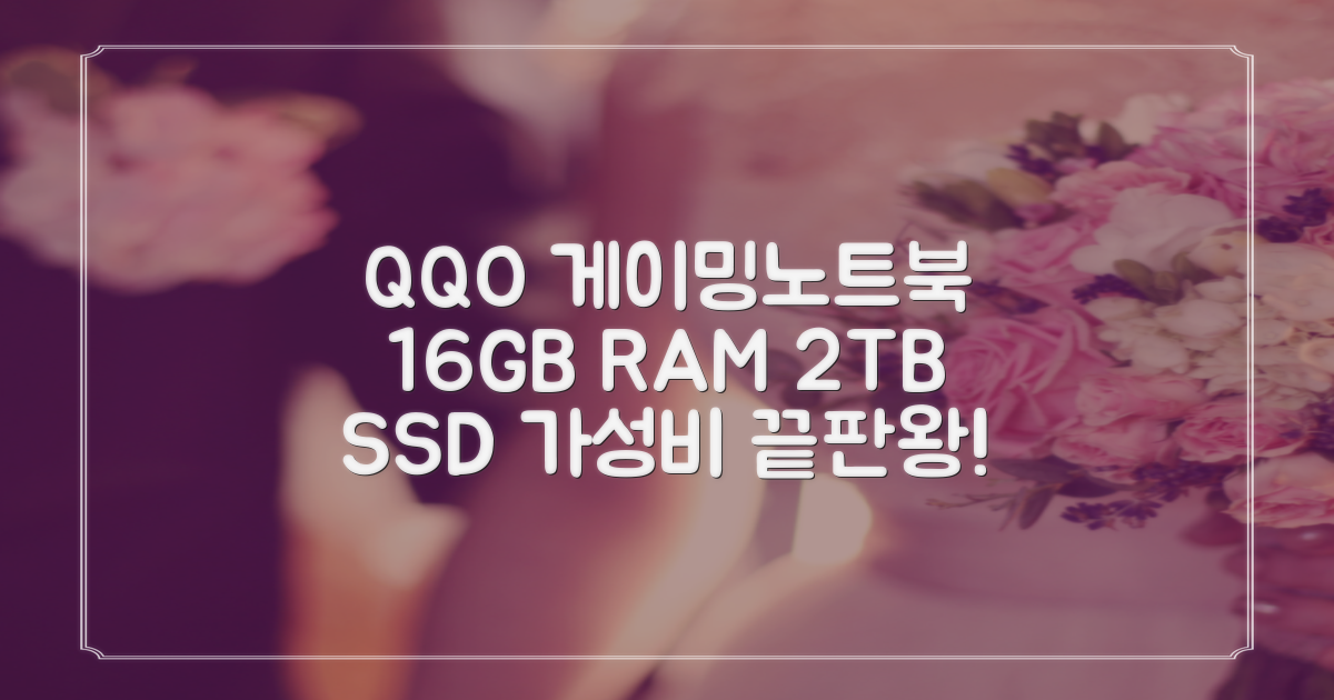 QQO 게이밍노트북 15.6 inch RAM 16GB/HDD 128GB/SSD 2048GB 가성비 노트북 Windows 10 Home & Ms Office 지문 잠금 해제, N5095, WIN10 Home, 16GB, 2TB, 은색 추천 리뷰