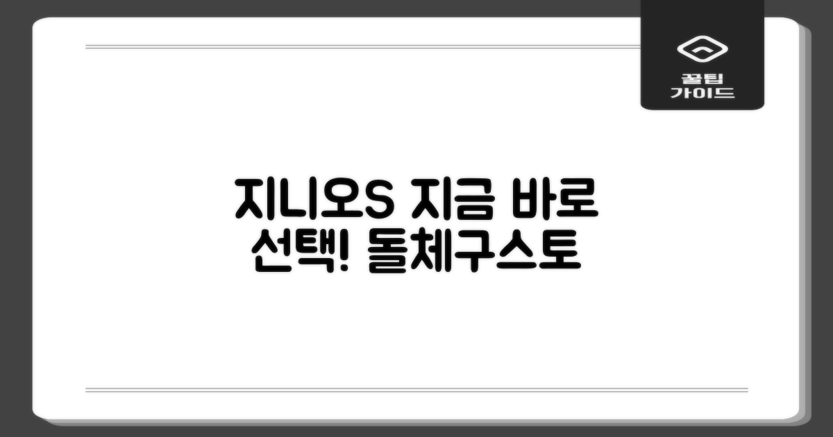 돌체구스토 지니오S, 바로 선택하세요.