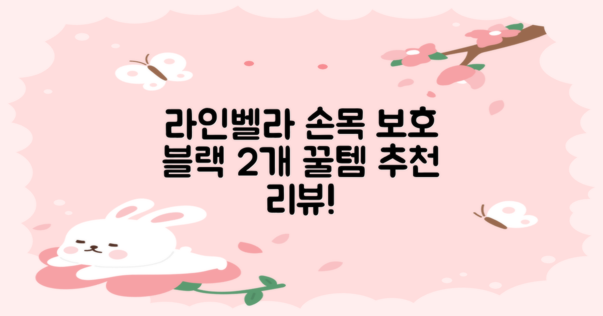 라인벨라 의료용 손목 압박용 밴드 블랙, 2개 추천 리뷰